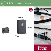 Plug & Shine Sensor Smart Home Zigbee 3.0 Twilight Dämmerungssensor   4,8V  Anthrazit