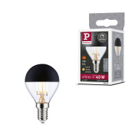 Modern Classic Edition Standard 230V LED Tropfen Kopfspiegel E14  470lm 4,5W 2700K dimmbar Kopfspiegel Schwarz matt