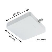 URail Einspeisung Smart Home Zigbee 3.0 Mitte   227x196mm max. 300W Weiß