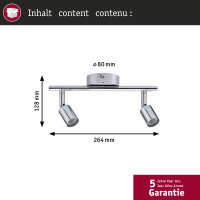 Spotlight Carolina  IP44 GU10   230V max. 2x10W dimmbar...