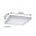 LED Panel Abia  eckig 300x300mm  22W 2000lm 4000K Chrom matt