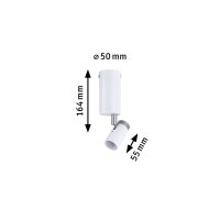 Neordic Wand-/Deckenleuchte Runa   GU10   230V max. 20W dimmbar Weiß, Grau