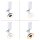 Neordic Wand-/Deckenleuchte Runa   GU10   230V max. 20W dimmbar Weiß, Grau