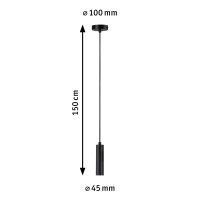 Neordic Pendelleuchte Kine  E27   max. 60W Schwarz...