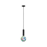 Neordic Pendelleuchte Kine  E27   max. 60W Schwarz dimmbar Metall