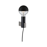 Neordic Wandleuchte Aik   E27   230V max. 20W dimmbar Schwarz