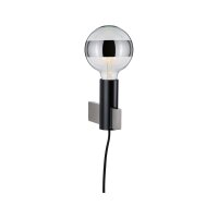 Neordic Wandleuchte Aik   E27   230V max. 20W dimmbar Schwarz