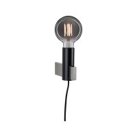 Neordic Wandleuchte Aik   E27   230V max. 20W dimmbar Schwarz