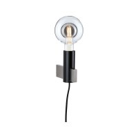 Neordic Wandleuchte Aik   E27   230V max. 20W dimmbar Schwarz