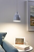 Neordic Pendelleuchte Hilla   E27   max. 40W Weiß dimmbar Metall