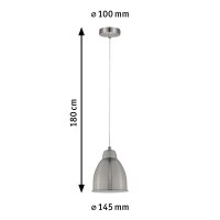 Neordic Pendelleuchte Hilla   E27   max. 40W Eisen...