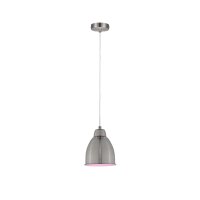 Neordic Pendelleuchte Hilla   E27   max. 40W Eisen gebürstet dimmbar Metall