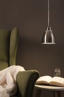 Neordic Pendelleuchte Hilla   E27   max. 40W Eisen gebürstet dimmbar Metall