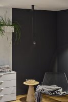 LED Pendelleuchte 3-Step-Dim Puric Pane 2700K 600lm 9,5W Schwarz dimmbar