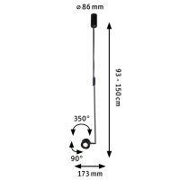 LED Pendelleuchte 3-Step-Dim Puric Pane 2700K 600lm 9,5W...