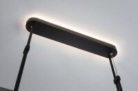 LED Pendelleuchte Smart Home Zigbee 3.0 Puric Pane Effect Effect 2700K 6x450lm / 200lm 6x6W / 3W Schwarz dimmbar