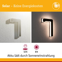 Solar LED Hausnummernleuchte inkl. wechselbarer Akku...