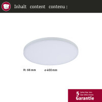 LED Panel Velora  rund 400mm  19W 1550lm 3000K Weiß