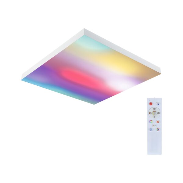 LED Panel Velora Rainbow dynamic RGBW eckig 450x450mm  19W 1690lm RGB+ Weiß dimmbar