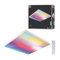 LED Panel Velora Rainbow dynamic RGBW eckig 450x450mm  19W 1690lm RGB+ Weiß dimmbar