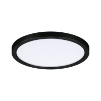 VariFit LED Einbaupanel Areo IP44 rund 175mm  13W 1300lm 3000K Schwarz
