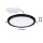 VariFit LED Einbaupanel Areo IP44 rund 175mm  13W 1300lm 4000K Schwarz