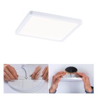 VariFit LED Einbaupanel Areo IP44 eckig 175x175mm  13W 1200lm 4000K Weiß