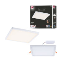 VariFit LED Einbaupanel 3-Step-Dim Areo IP44 eckig 230x230mm  16W 1400lm 3000K Weiß dimmbar