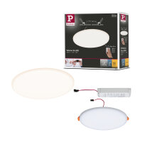 VariFit LED Einbaupanel 3-Step-Dim Veluna IP44 rund 185mm  17W 1400lm 3000K Satin dimmbar