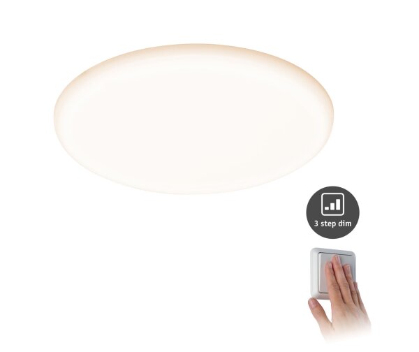 VariFit LED Einbaupanel 3-Step-Dim Veluna IP44 rund 215mm  21W 1650lm 3000K Satin dimmbar