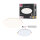 VariFit LED Einbaupanel 3-Step-Dim Veluna IP44 rund 215mm  21W 1650lm 3000K Satin dimmbar