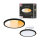 VariFit LED Einbaupanel Dim to Warm Areo IP44 rund 230mm  16W 1500lm 3 Step Dim to warm Schwarz dimmbar