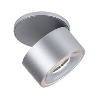 LED Einbauleuchte Spircle    rund 78mm   8W 550lm 230V  3000K Chrom matt