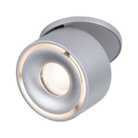 LED Einbauleuchte Spircle    rund 78mm   8W 550lm 230V  3000K Chrom matt