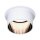 LED Einbauleuchte 3-Step-Dim Gil Coin   IP44 rund 68mm  Coin 6W 470lm 230V dimmbar 2700K Weiß matt, Schwarz matt