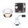 LED Einbauleuchte 3-Step-Dim Gil Coin   IP44 rund 68mm  Coin 6W 470lm 230V dimmbar 2700K Weiß matt, Schwarz matt