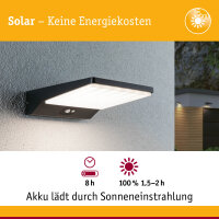 Solar LED Außenwandleuchte Ronas Bewegungsmelder...