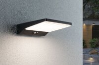Solar LED Außenwandleuchte Ronas Bewegungsmelder  IP44 3000K 320lm Dunkelgrau