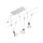 Seilsystem Simple Basisset GU5,3  max. 3x5W   230/12V Chrom