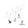 Seilsystem Simple Basisset GU5,3  max. 3x5W   230/12V Chrom