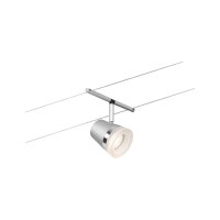 CorDuo Seilsystem Cone Basisset GU5,3  max. 5x10W   230/12V Chrom matt, Chrom