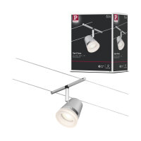 CorDuo Seilsystem Cone Einzelspot GU5,3  max.10W 12V Chrom matt, Chrom