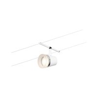 CorDuo Seilsystem Cone Einzelspot GU5,3  max. 10W   12V Weiß matt, Chrom