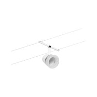CorDuo Seilsystem Cone Einzelspot GU5,3  max. 10W   12V Weiß matt, Chrom