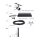CorDuo Seilsystem Cone Basisset GU5,3  max. 5x10W 230/12V Schwarz matt, Chrom