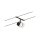 CorDuo Seilsystem Cone Basisset GU5,3  max. 5x10W 230/12V Schwarz matt, Chrom