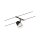 CorDuo Seilsystem Cone Einzelspot GU5,3  max. 10W   12V Schwarz matt, Chrom