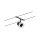 CorDuo Seilsystem Cone Einzelspot GU5,3  max. 10W   12V Schwarz matt, Chrom