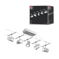 CorDuo Seilsystem Cup Basisset GU5,3  max. 5x10W   230/12V Chrom matt, Chrom