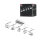 CorDuo Seilsystem Cup Basisset GU5,3  max. 5x10W   230/12V Chrom matt, Chrom